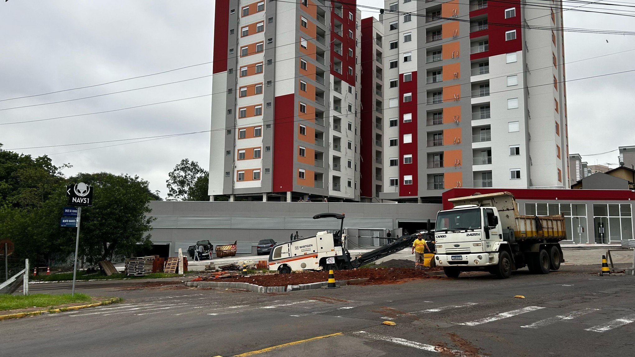 Atenção para interrupção do trânsito em bairro de Novo Hamburgo