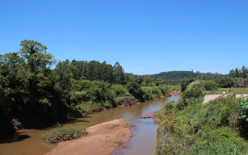 Arroio Cadeia, próximo ao local onde Peter Ludwig e os demais foram emboscados