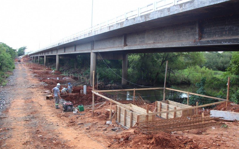 Trecho atual compreende 220 metros de obras