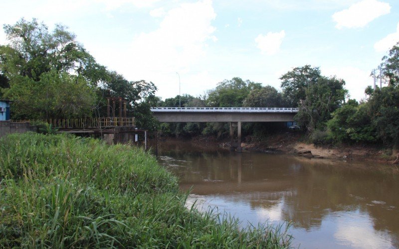 Rio dos Sinos estava na altura de 2,5m na tarde desta terça-feira (25)