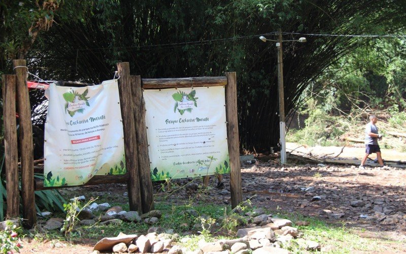 Parque Cachoeira Maratá precisará passar por reestruturação após a enchente