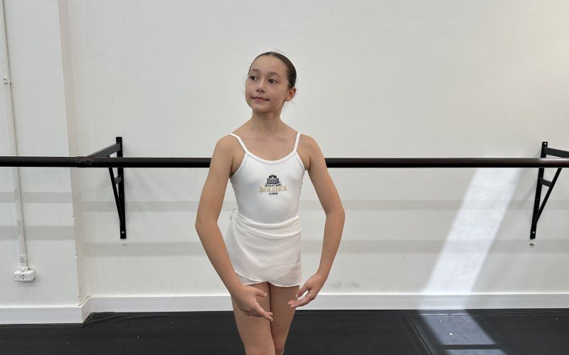 Isabela Rodrigues Moreira na Escola do Teatro Bolshoi em Joinville (SC)