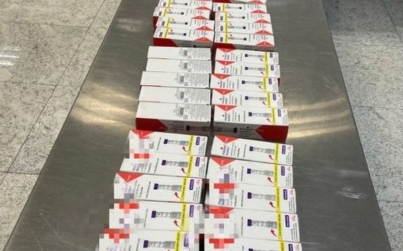 Medicamentos apreendidos em aeroporto brasileiro  | abc+