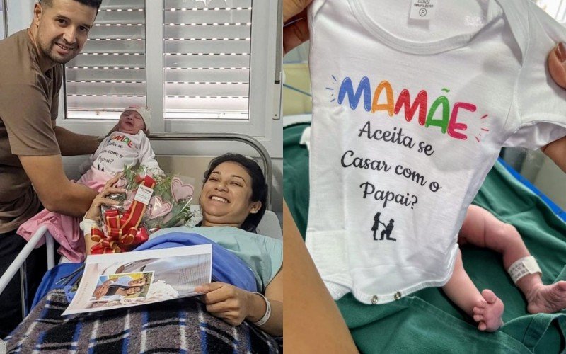 Pai de recém-nascida faz surpresa para mulher em berçário de hospital no Vale do Sinos | abc+