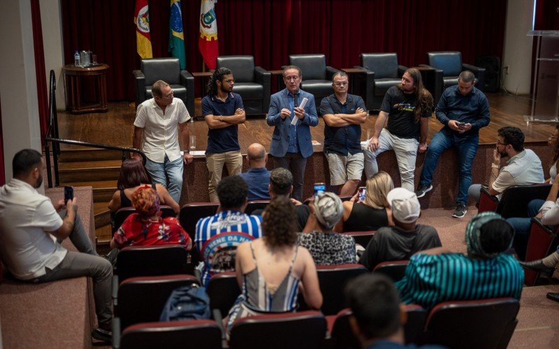 Prefeitura de Canoas fez reunião com reunião com representantes do carnaval de Canoas e grupos de matriz africana