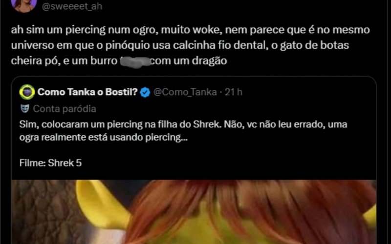 Shrek 5 foi assunto no X, antigo Twitter, no final desta semana | abc+