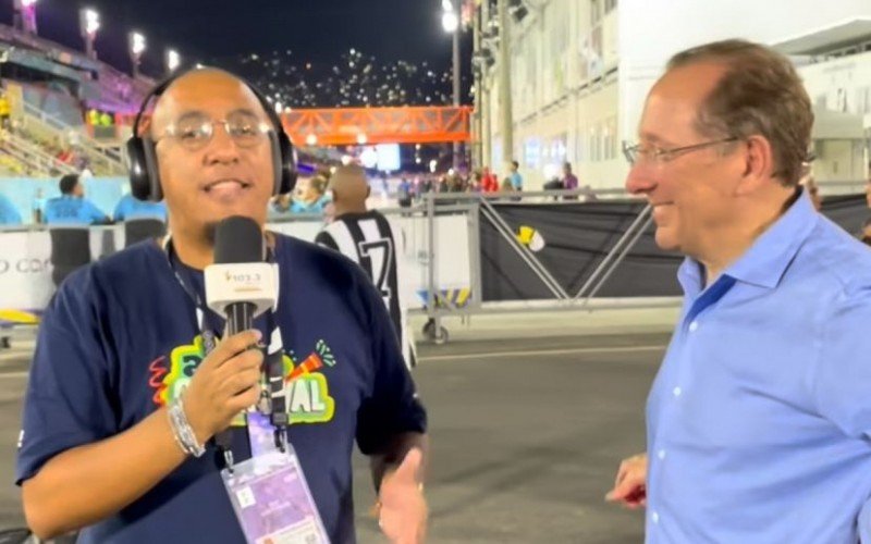 John Textor é entrevistado por Renan SIlva, da equipe ABC no Carnaval/SamBRITO | abc+