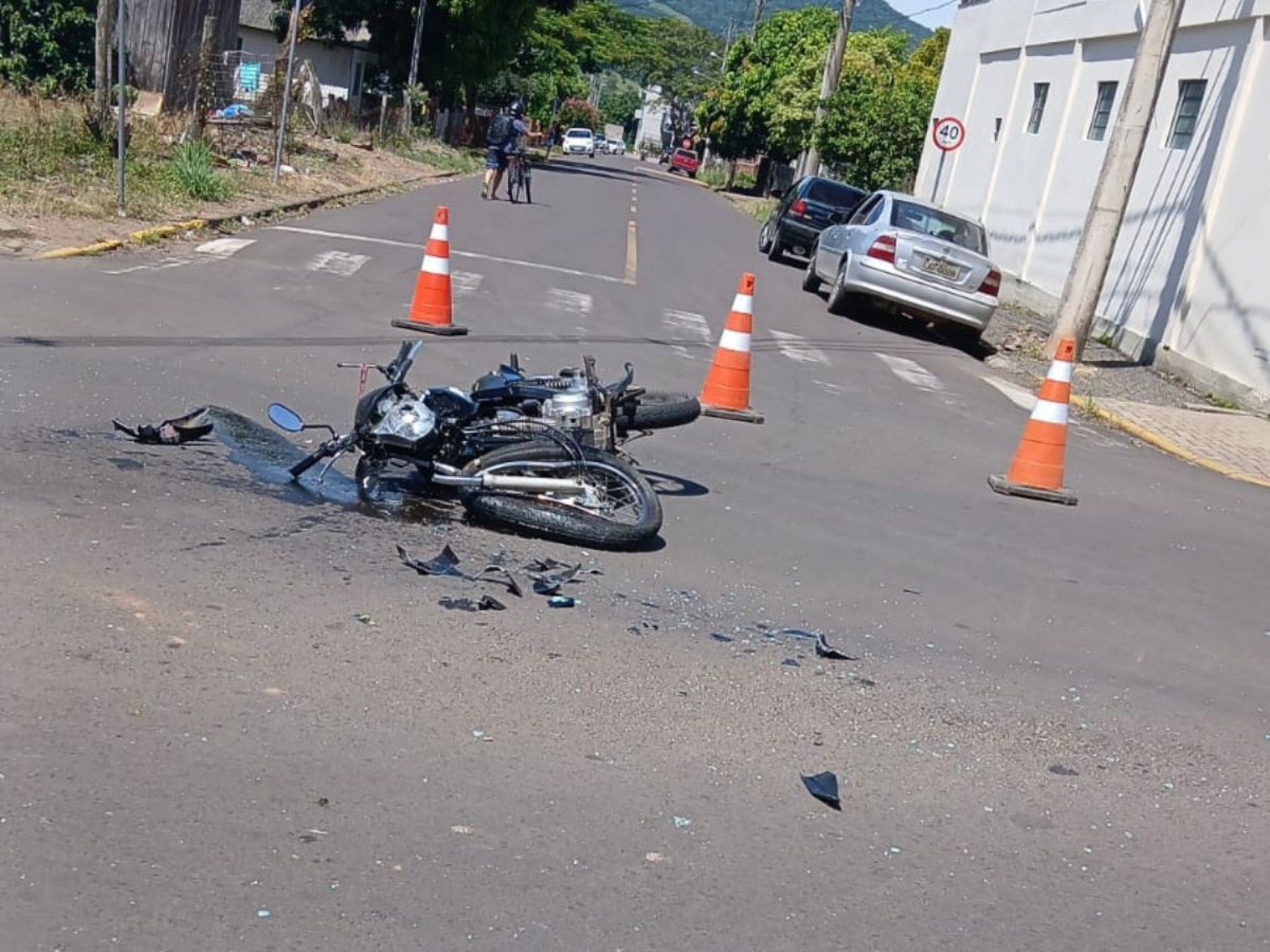 RS-239: Homem e mulher ficam feridos em acidente no Vale do Paranhana