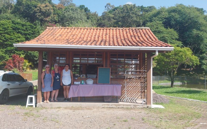 Leci Oberherr, Solange Reinheimer e Fernanda Almeida, do grupo Koloniegeschmack. | abc+