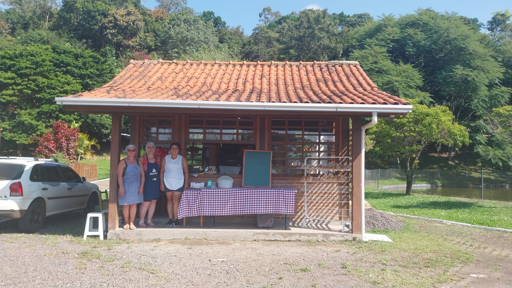 Grupo de mulheres leva sabor da colônia do para o Parque do Imigrante de Sapiranga