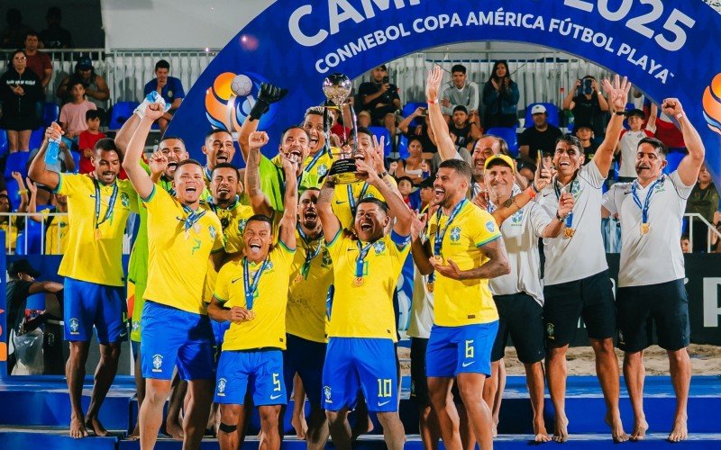 Brasil levou o título da Copa América de Beach Soccer | abc+