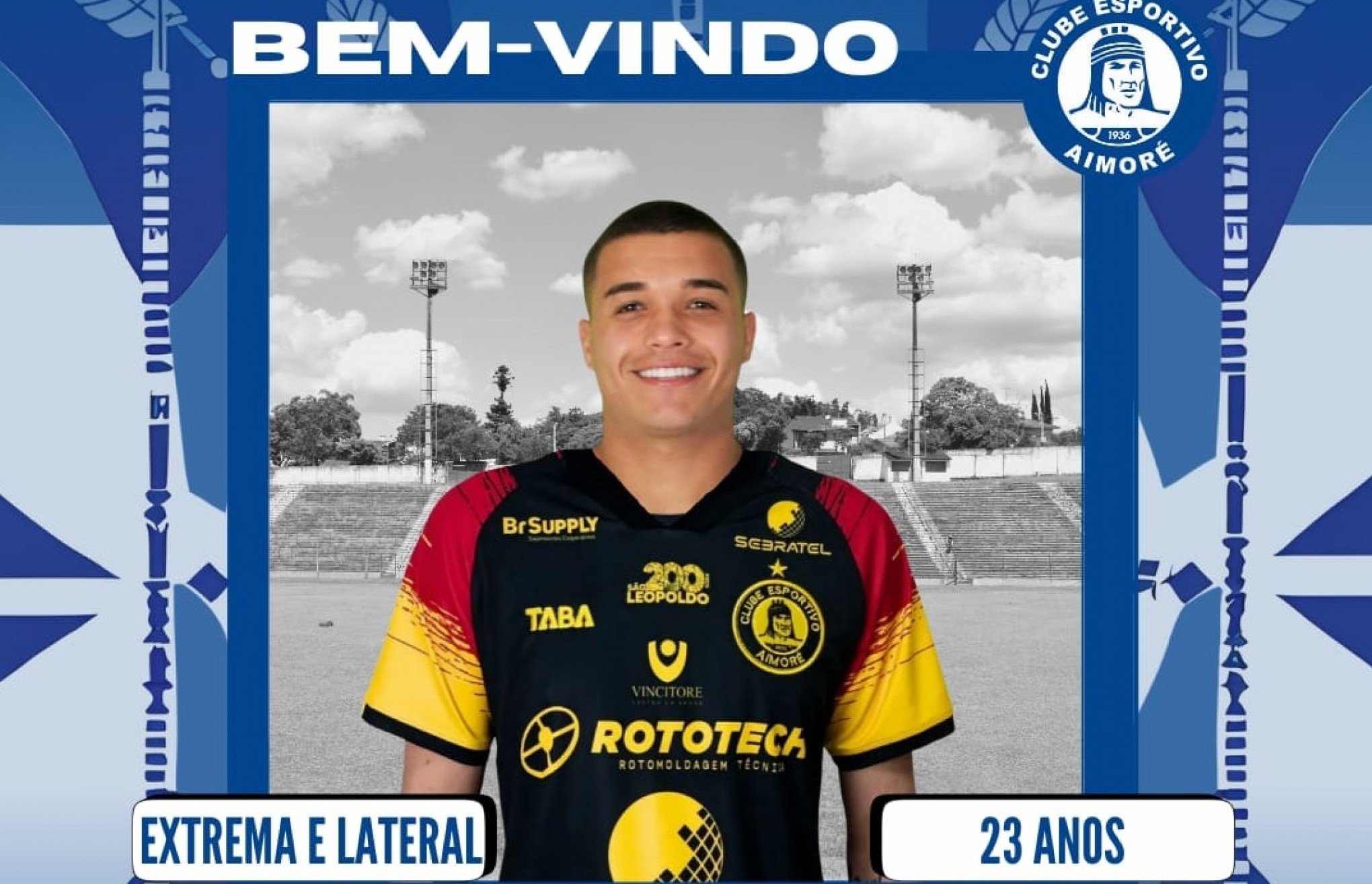 Aimoré confirma a contratação do polivalente Johann, de 23 anos