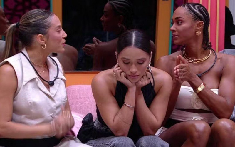 Aline e Eva discutiram durante o intervalo do Sincerão no BBB 25 | abc+