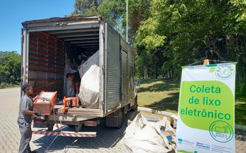 Nova Petrópolis promove coleta de lixo eletrônico, óleo de cozinha e vidro