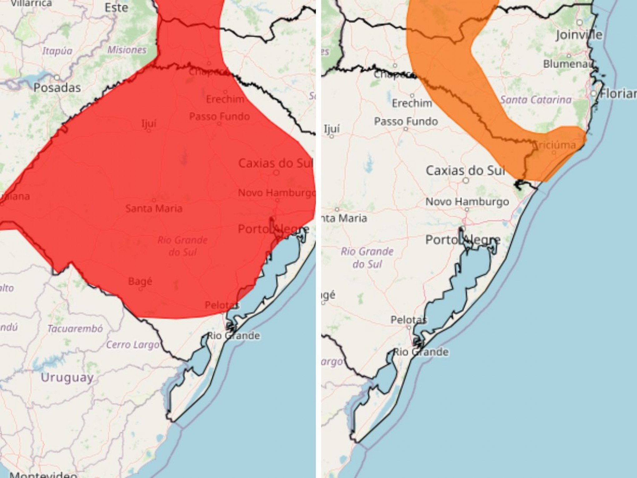 ONDA DE CALOR: Inmet coloca o Rio Grande do Sul em alerta vermelho para temperaturas acima da média