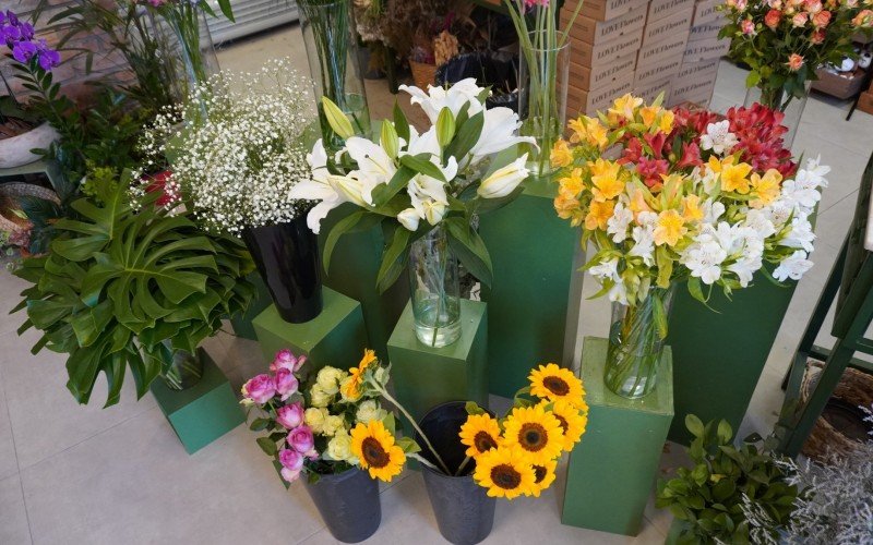 Flores são opções para marcar o Dia da Mulher 