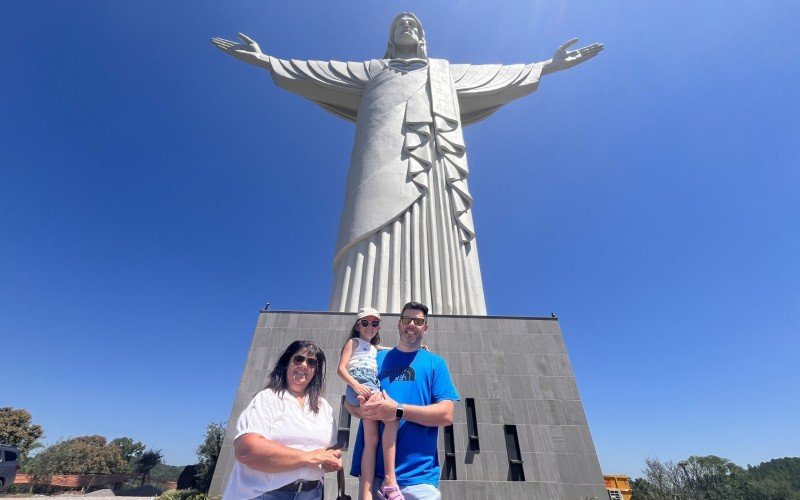 Família de Veranópolis se surpreendeu com o local | abc+