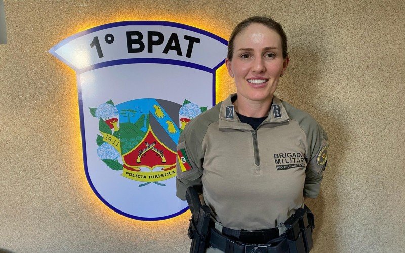 Major Maldaner, comandante do 1º Bpat