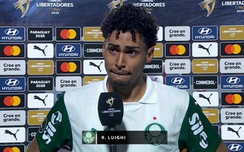 Luighi, do Palmeiras, é vítima de racismo, chora e cobra a Conmebol: ‘O ...