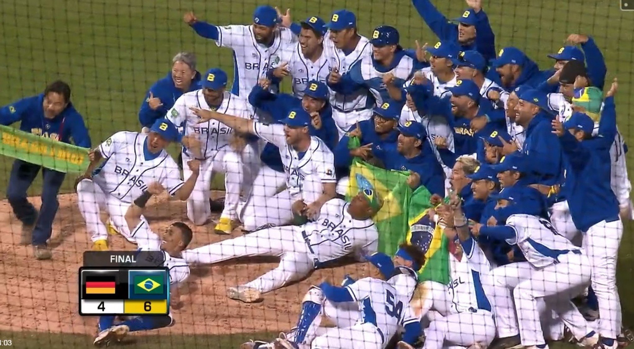 Brasil vence Alemanha e volta ao Mundial de beisebol após 13 anos
