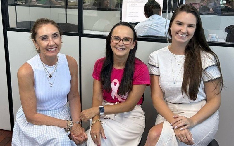 Berlize, Gabriela e Betina na Secretaria Municipal de Saúde | abc+