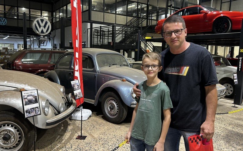 Talles Davi Turcatti, 10 anos, de Farroupilha, pediu ao pai para visitar exposição em Porto Alegre neste domingo | abc+