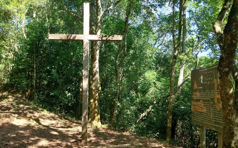 Cruz da Jacobina, símbolo pertence ao Caminhos da Jacobina, em Sapiranga | abc+