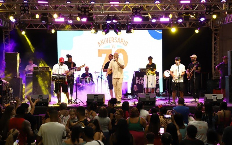 Festa com diversas atrações comemorou o aniversário de 70 anos de Esteio