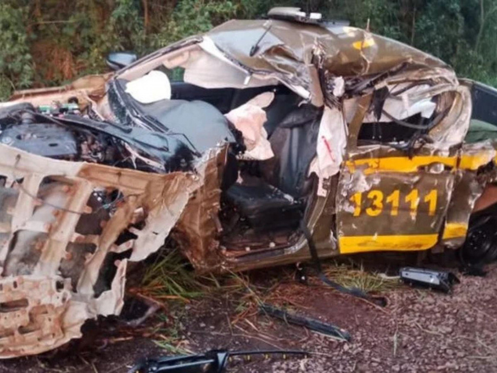 Policial está entre feridos de acidente entre viatura da BM e caminhão em estrada do RS