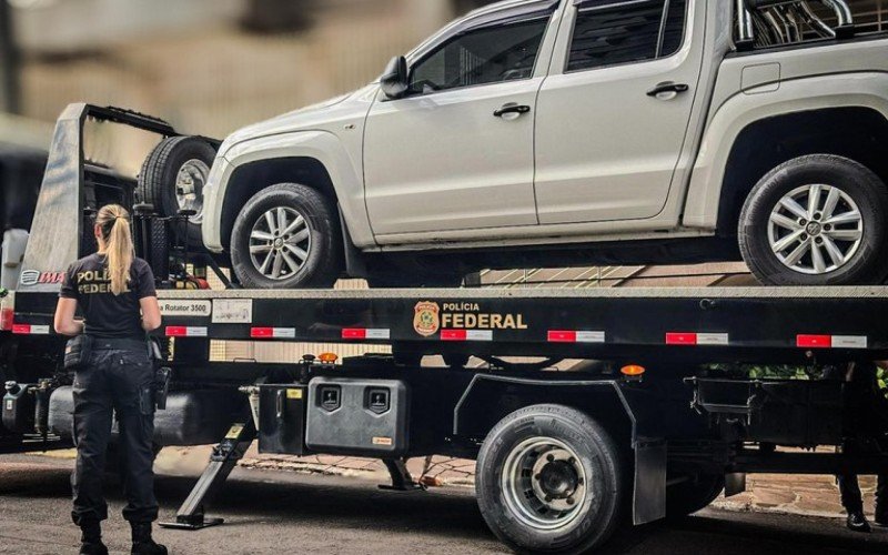 Amarok é um dos veículos apreendidos nesta terça-feira | abc+