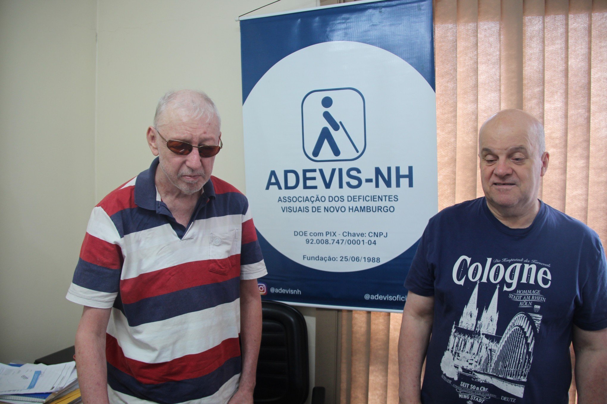 ADEVIS-NH pede ajuda para continuar atendendo deficientes visuais em Novo Hamburgo
