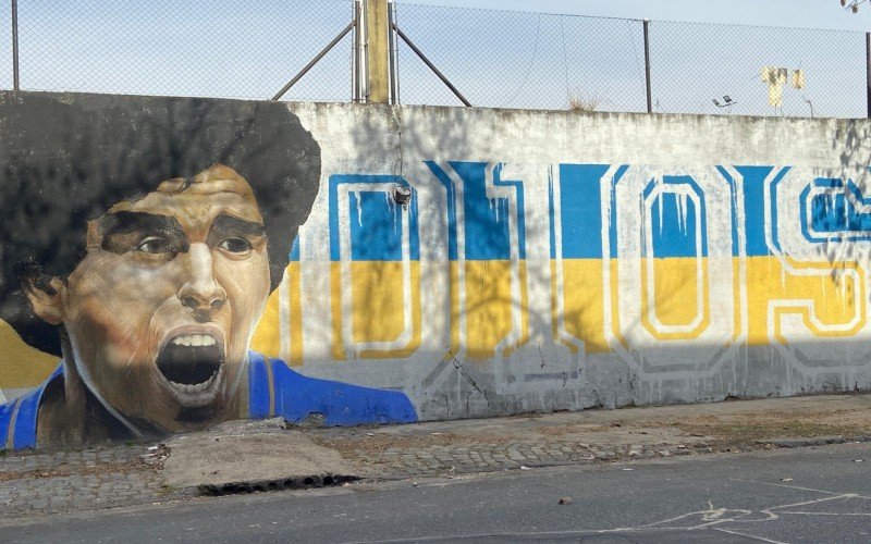 Mural em homenagem a Maradona no bairro La Boca | abc+
