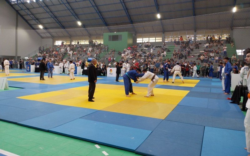 Supercopa Judô Sapiranga, no Ginásio Municipal Waldomiro dos Santos. | abc+