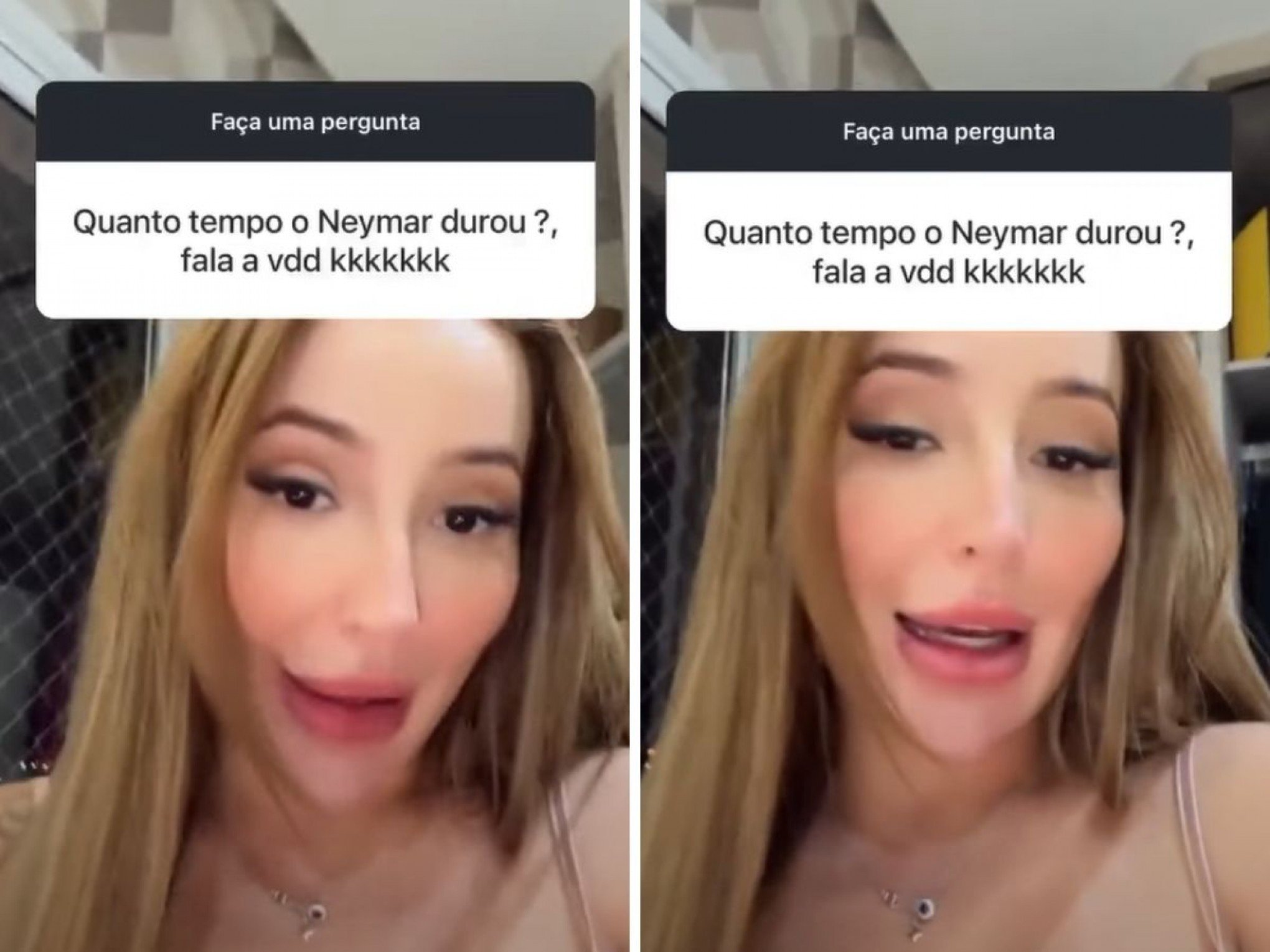 "Duas músicas, acabou o show": Influenciadora que estava em polêmica festa comenta desempenho de Neymar