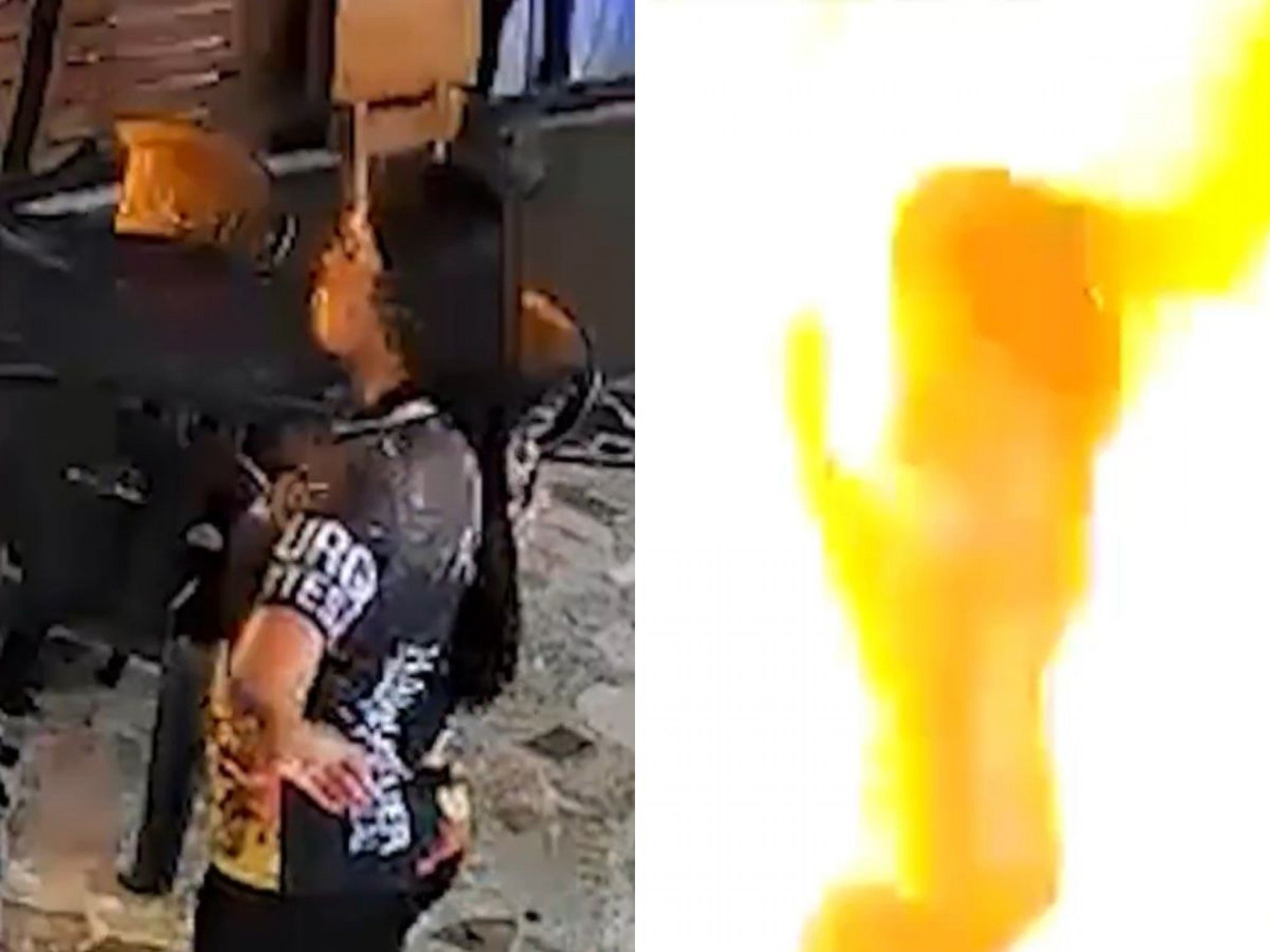 VÍDEO: Câmera de segurança flagra momento assustador em que botijão de gás explode