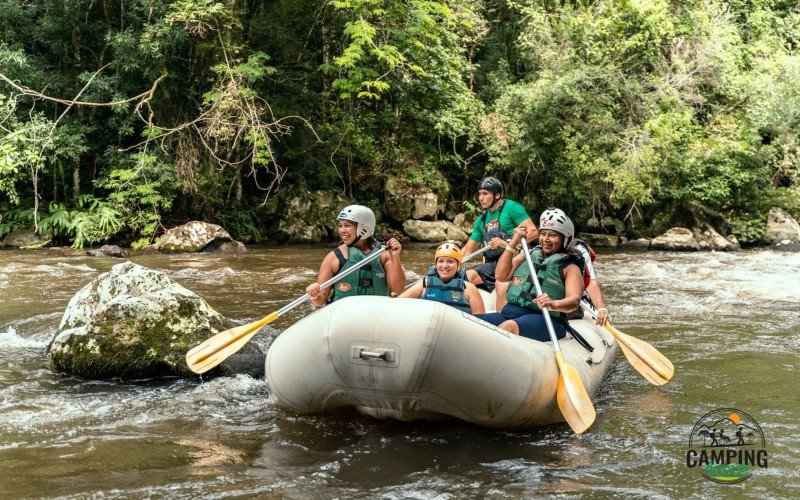 Camping terá atividades recreativas de aventura