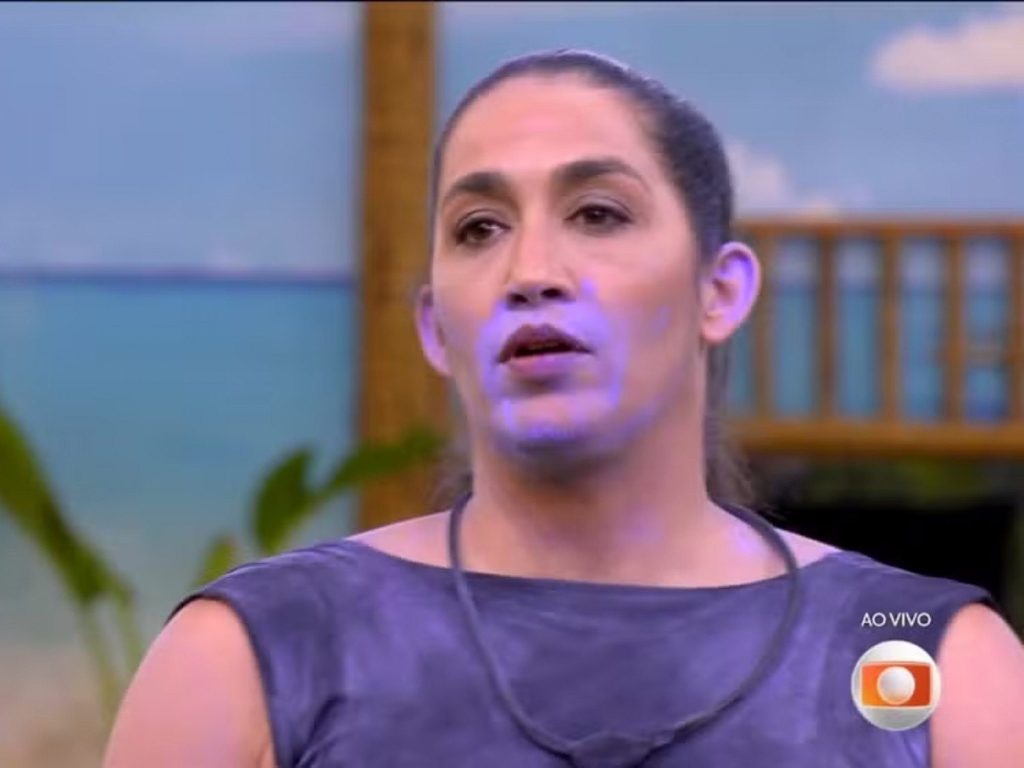 BBB: Daniele Hypolito é repreendida por Tadeu Schmidt durante programa ao vivo