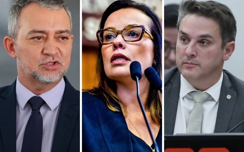 Edegar Pretto (PT), Juliana Brizola (PDT) e Deputado Zucco (PL) | abc+