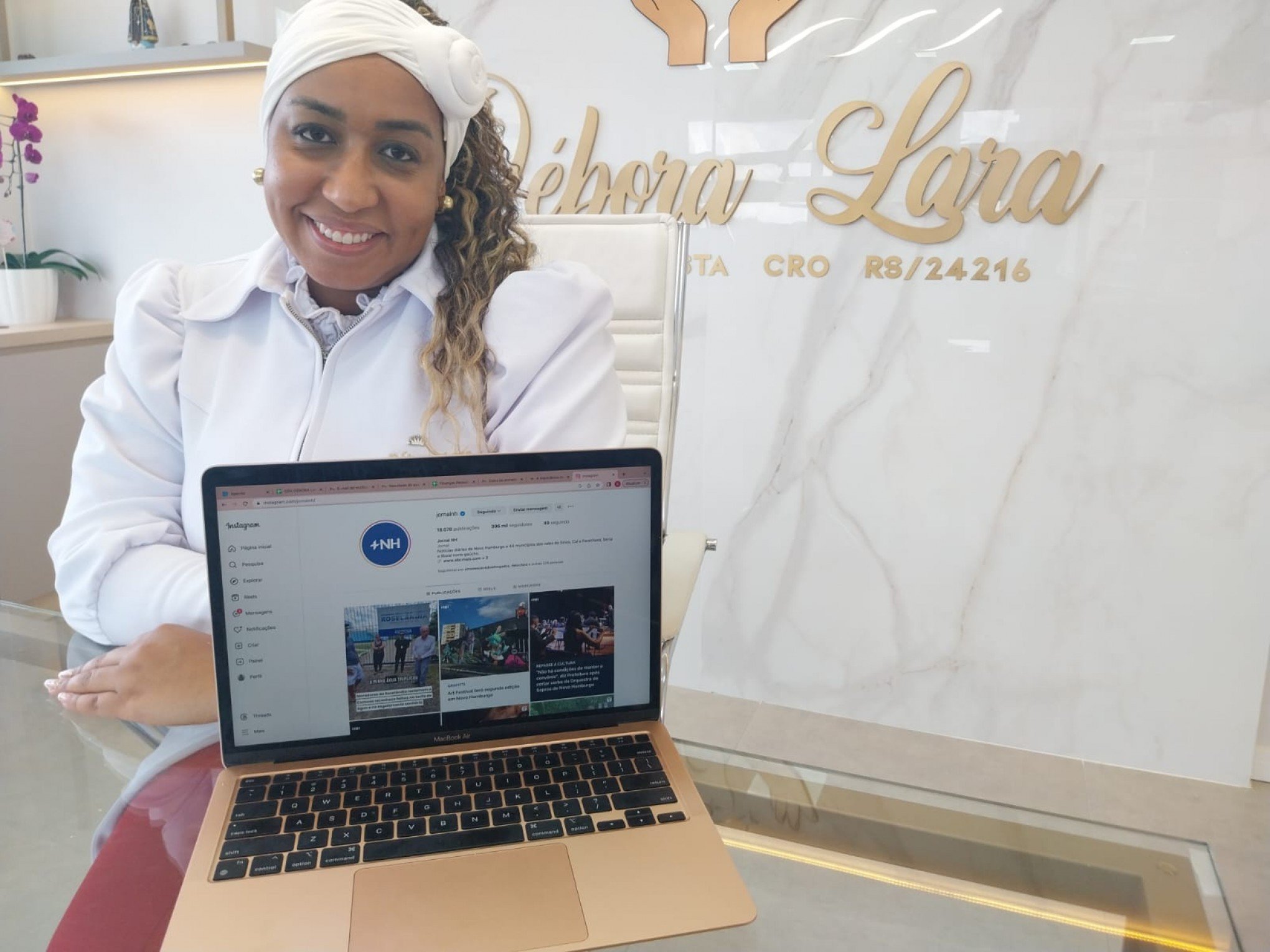 65 ANOS DO JORNAL NH: Débora Lara, dentista | abc+