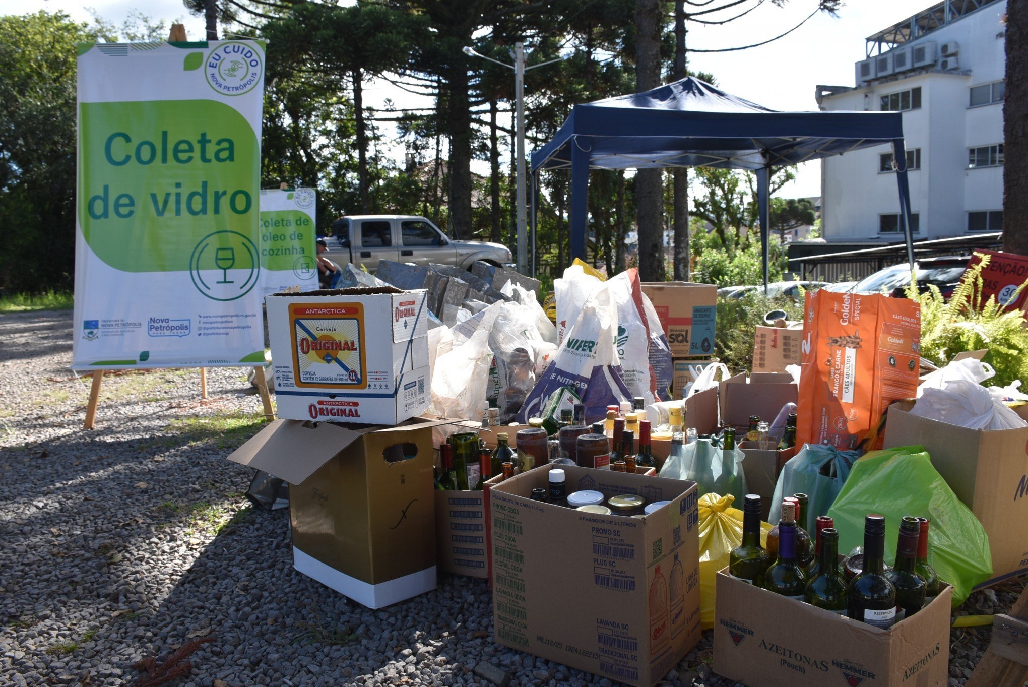 Nova Petrópolis recolhe mais de 11 toneladas de resíduos; confira quando serão próximas ações de projeto