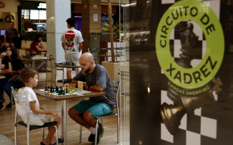Circuito de Xadrez acontece no Canoas Shopping até junho