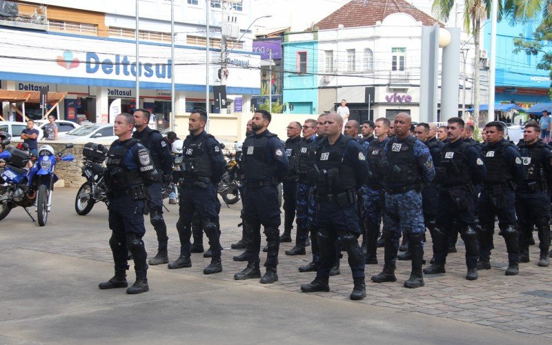 Formatura do Curso de Patrulhamento Tático com Motos da Guarda Municipal de Novo Hamburgo