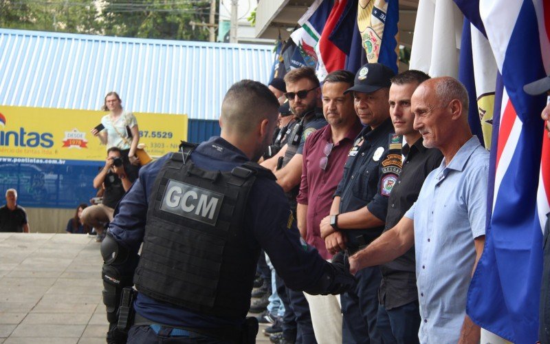 Formatura do Curso de Patrulhamento Tático com Motos da Guarda Municipal de Novo Hamburgo