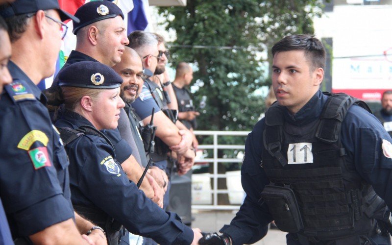 Formatura do Curso de Patrulhamento Tático com Motos da Guarda Municipal de Novo Hamburgo