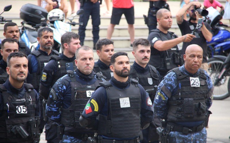 Formatura do Curso de Patrulhamento Tático com Motos da Guarda Municipal de Novo Hamburgo