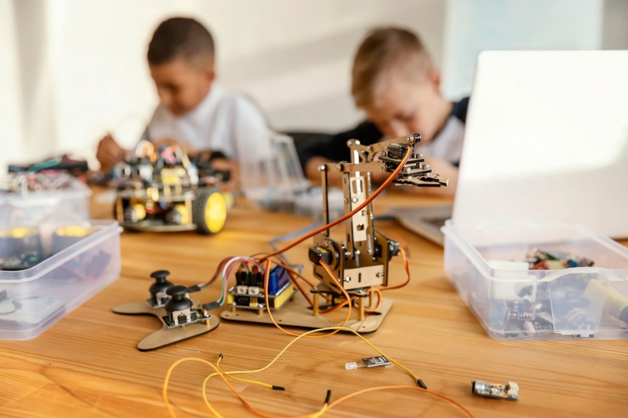 Culturatech está com inscrições abertas para escolas e monitores receberam curso de robótica