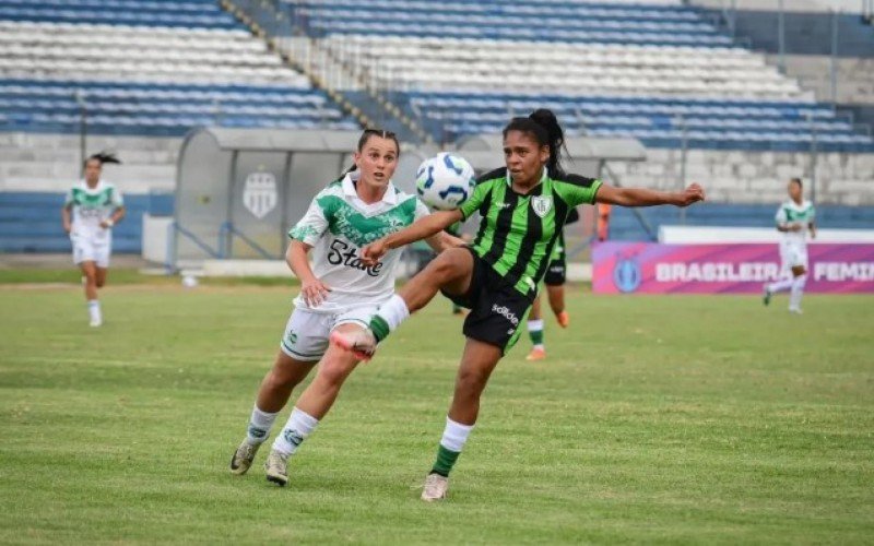 Juventude e América-MG se enfrentaram nesse sábado (22) em Bento Gonçalves | abc+