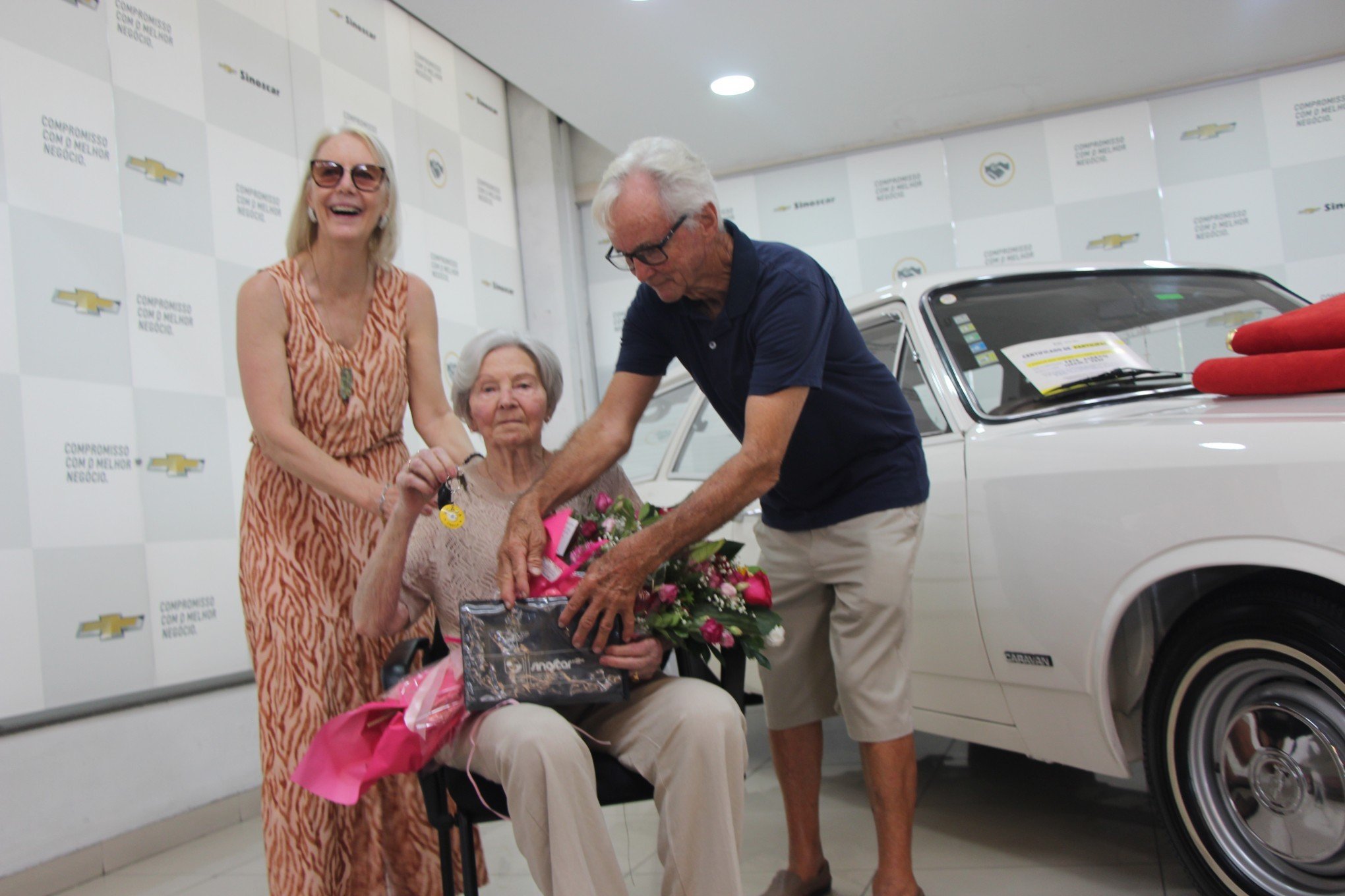 O que uma moradora da região tem a ver com os 100 anos da Chevrolet? Conheça a centenária de Estância Velha
