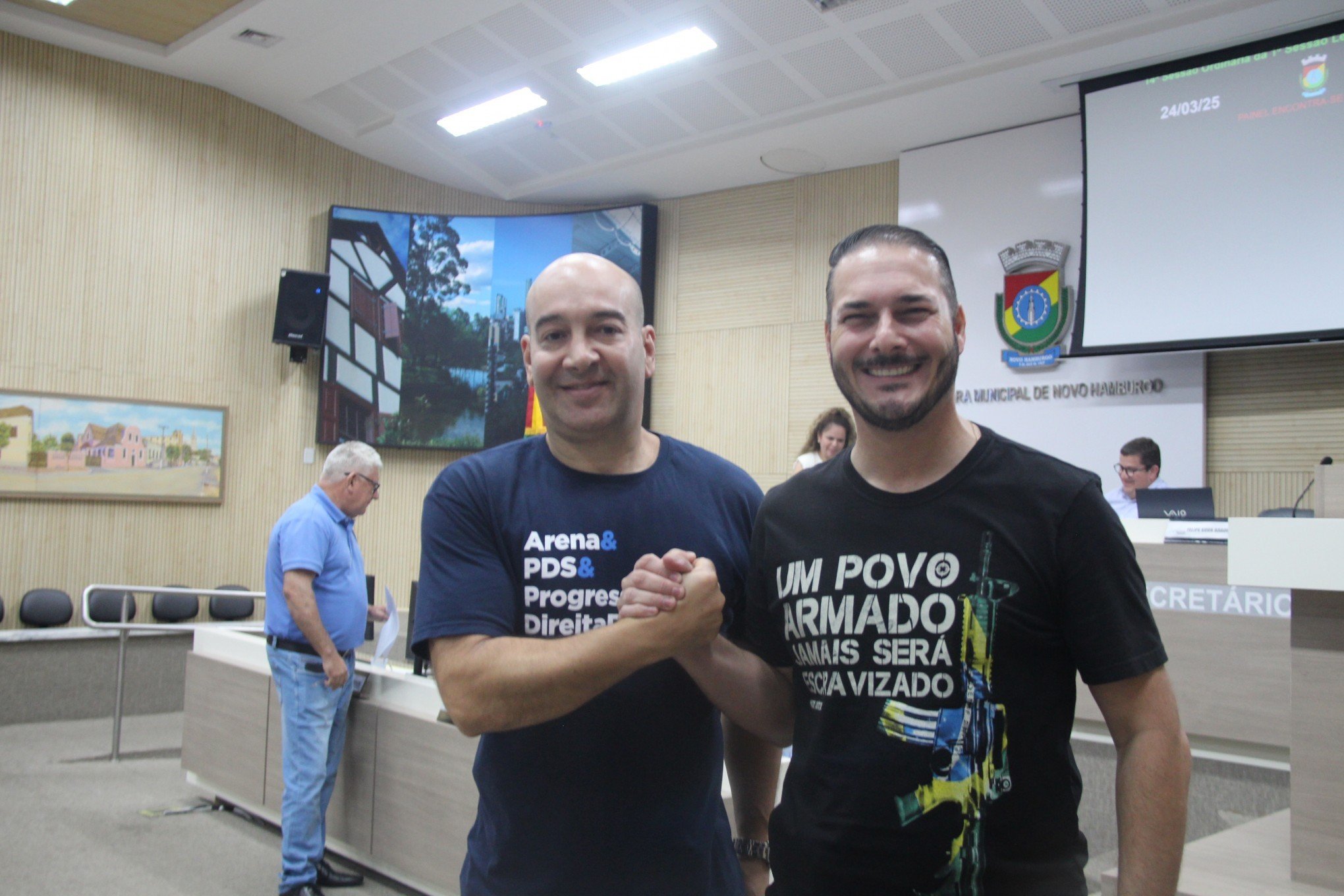 Finck confirma líder e vice-líder na Câmara de Novo Hamburgo; confira