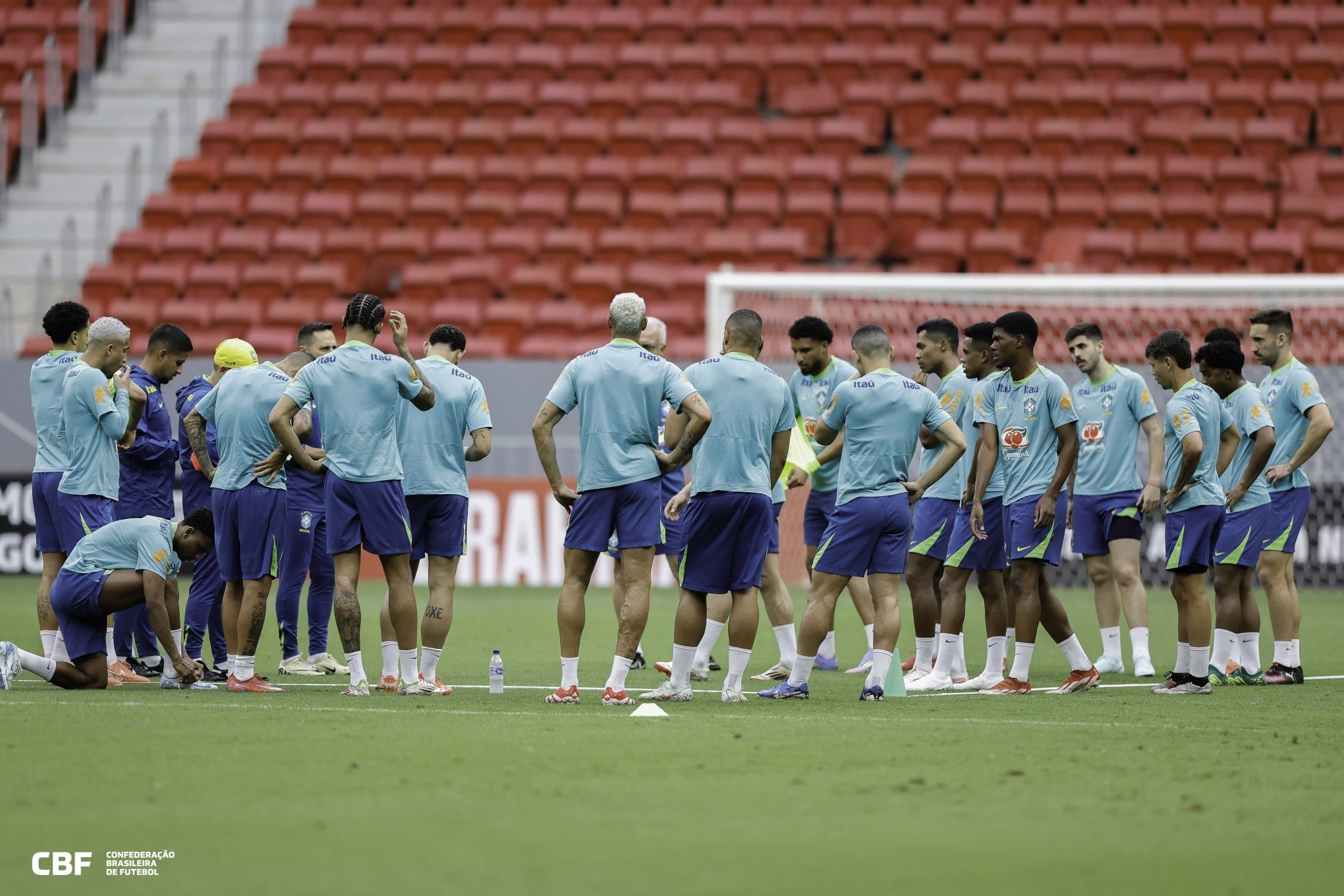Seleção terá seis alterações para partida contra Argentina